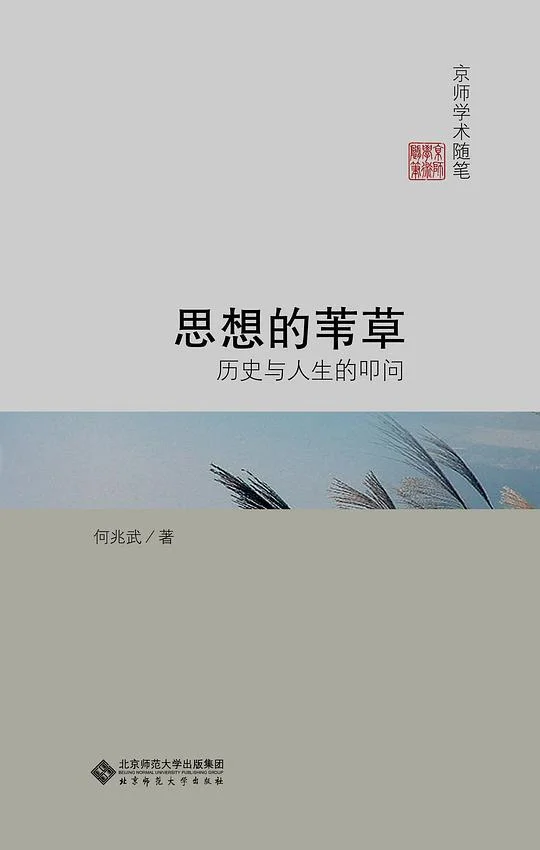 《思想的苇草》封面图 - 何兆武