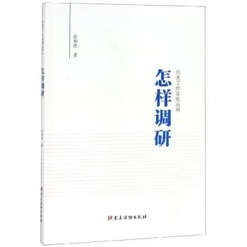 《怎样调研》封面图 - 任仲然